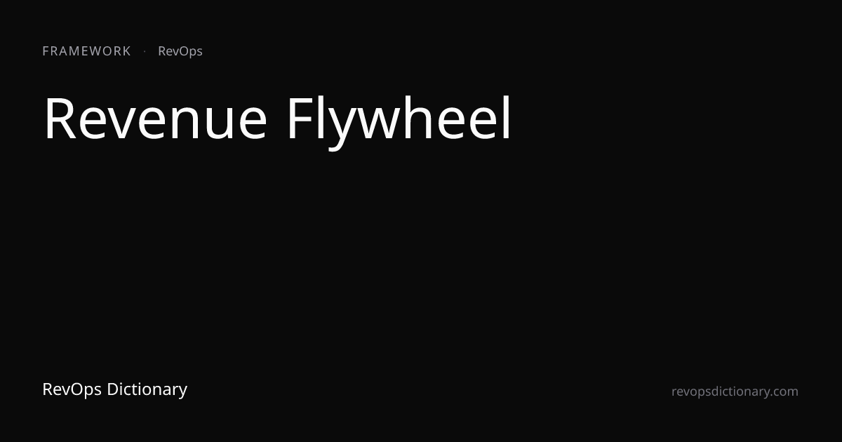 Revenue Flywheel — RevOps Dictionary